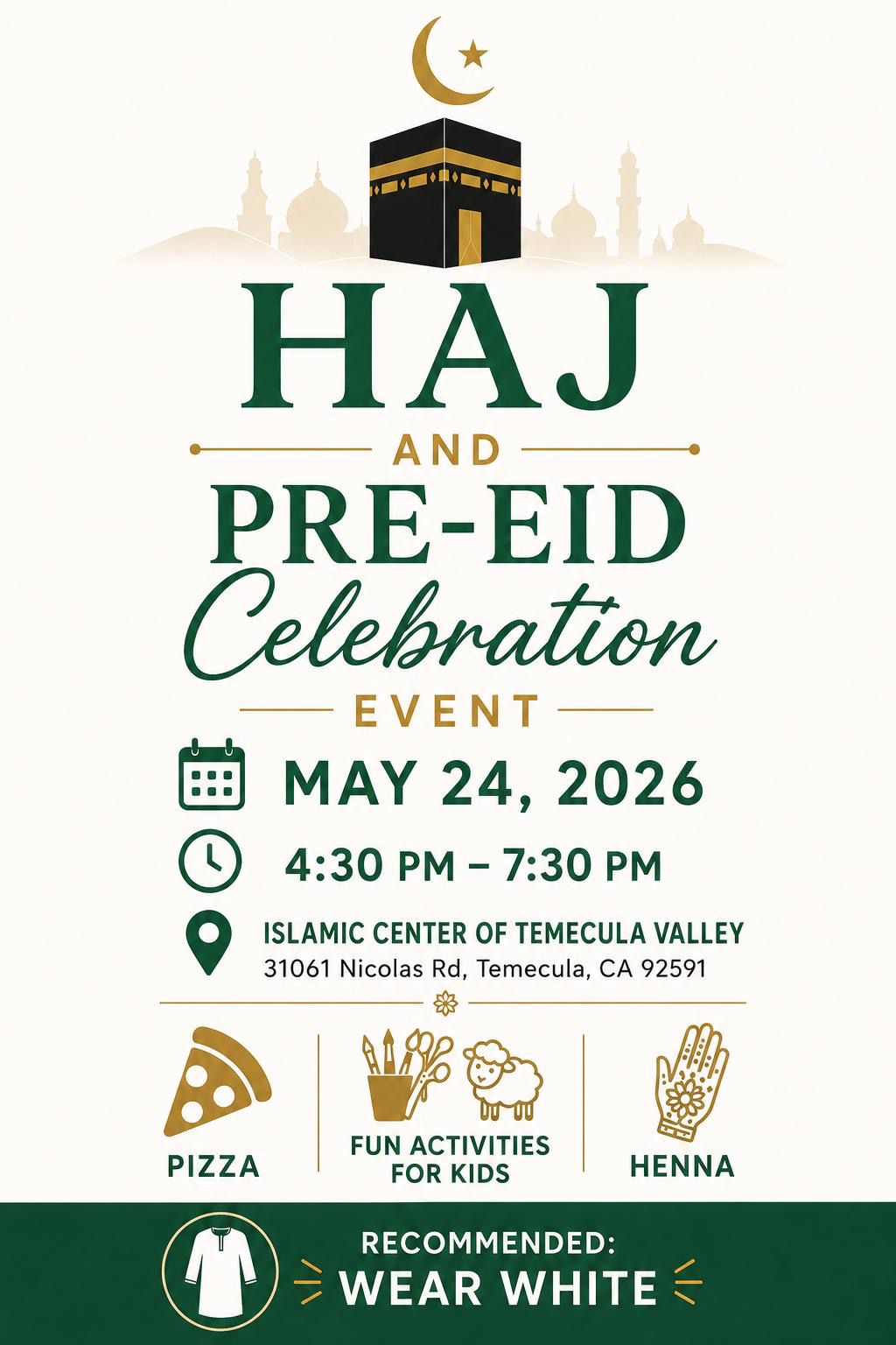 Hajj and Pre-Eid